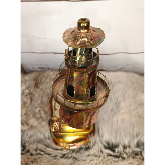 Vintage Brass Musical Lighthouse & Sailboat‎ Figurine Berkeley (Works) - Picture 3 of 5